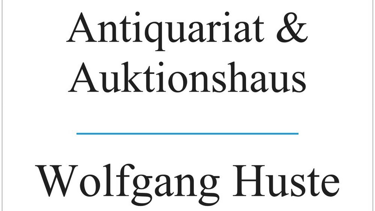 Foto Antiquariat & Auktionshaus Wolfgang Huste